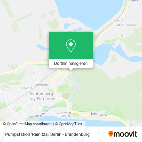 Pumpstation 'Rainitza' Karte