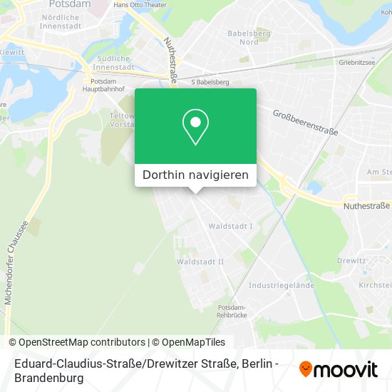 Eduard-Claudius-Straße / Drewitzer Straße Karte