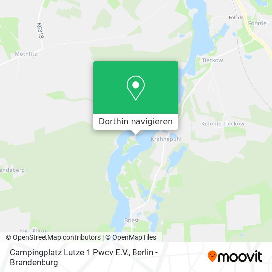 Campingplatz Lutze 1 Pwcv E.V. Karte