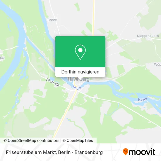 Friseurstube am Markt Karte