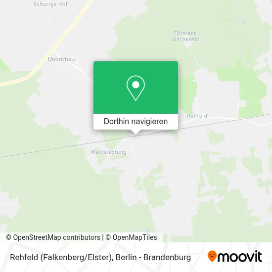 Rehfeld (Falkenberg/Elster) Karte