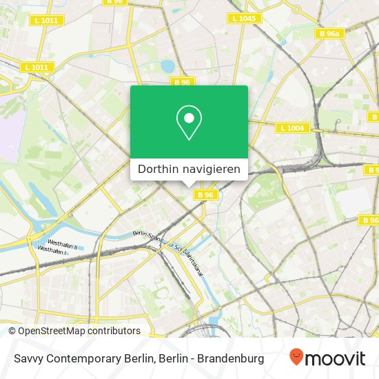 Savvy Contemporary Berlin Karte