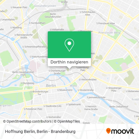 Hoffnung Berlin Karte