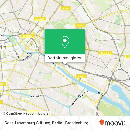 Rosa-Luxemburg-Stiftung Karte