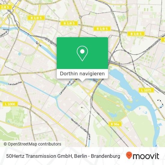 50Hertz Transmission GmbH Karte