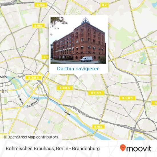 Böhmisches Brauhaus Karte