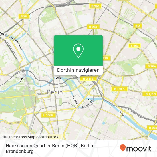 Hackesches Quartier Berlin (HQB) Karte