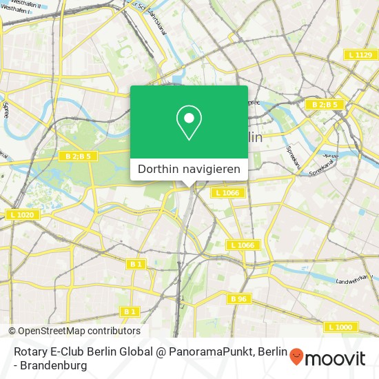 Rotary E-Club Berlin Global @ PanoramaPunkt Karte