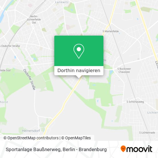 Sportanlage Baußnerweg Karte