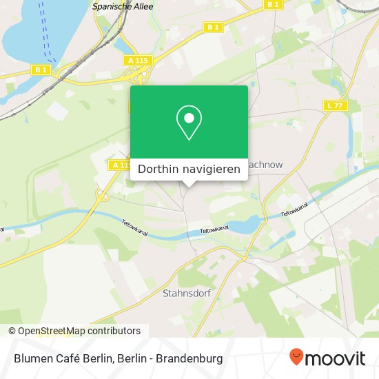 Blumen Café Berlin Karte