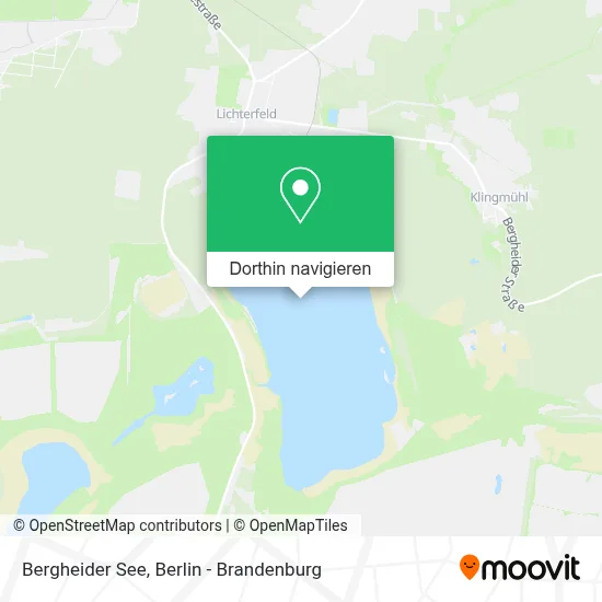 Bergheider See Karte