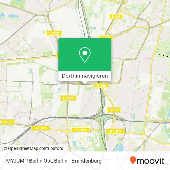 MYJUMP Berlin Ost Karte