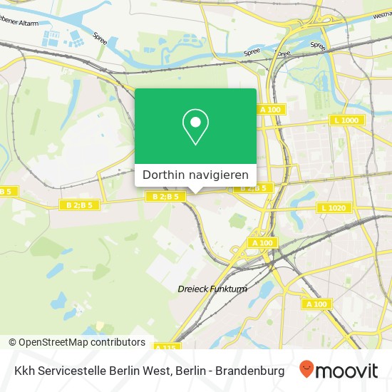 Kkh Servicestelle Berlin West, Heerstraße 25 Karte