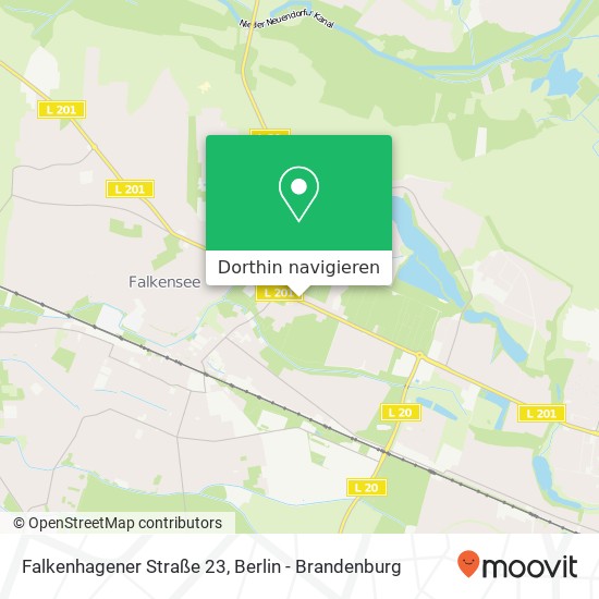 Falkenhagener Straße 23, 14612 Falkensee Karte