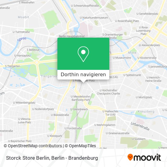 Storck Store Berlin Karte
