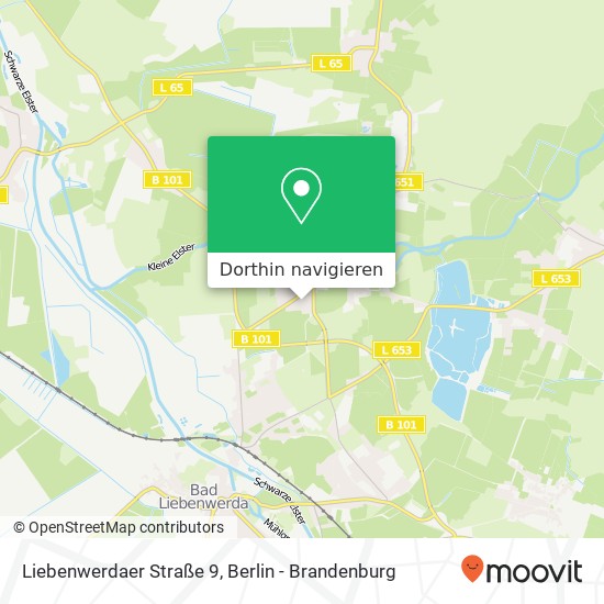 Liebenwerdaer Straße 9, Maasdorf, 04924 Bad Liebenwerda Karte