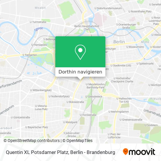 Quentin XL Potsdamer Platz Karte