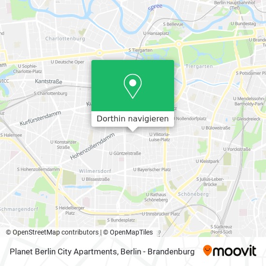 Planet Berlin City Apartments Karte
