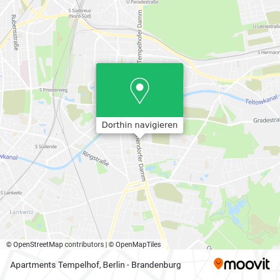 Apartments Tempelhof Karte