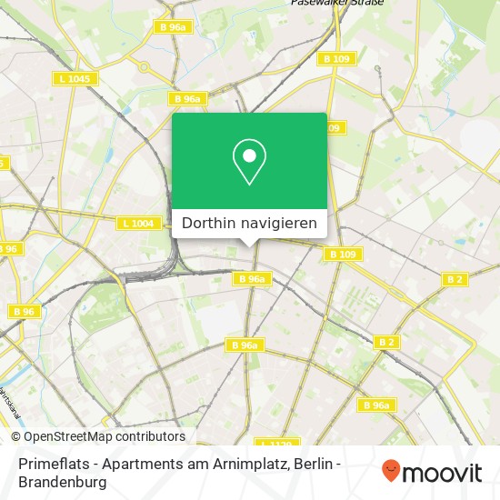 Primeflats - Apartments am Arnimplatz, Paul-Robeson-Straße 47 Karte