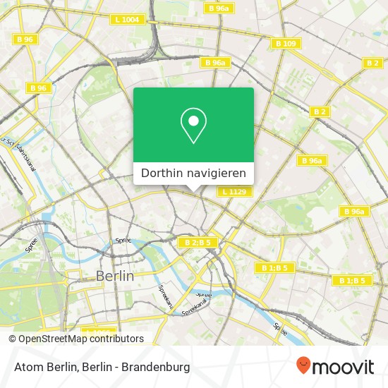 Atom Berlin, Torstraße Karte