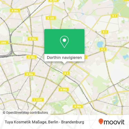 Tuya Kosmetik Maßage, Hosemannstraße 12 Karte