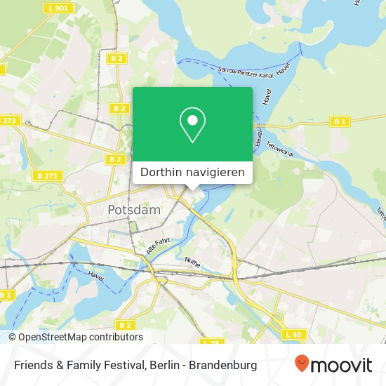 Friends & Family Festival, Schiffbauergasse 6 Karte