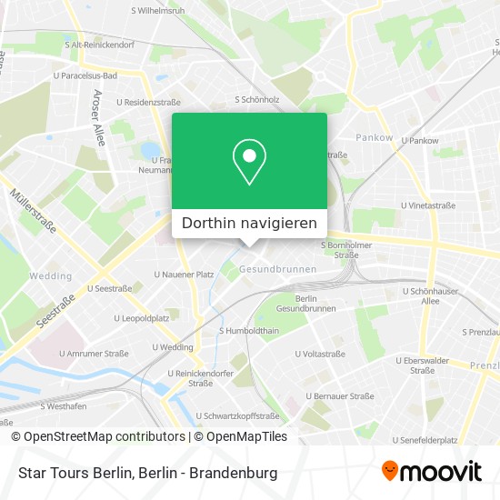 Star Tours Berlin Karte
