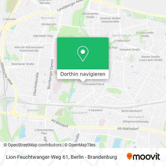 Lion-Feuchtwanger-Weg 61 Karte