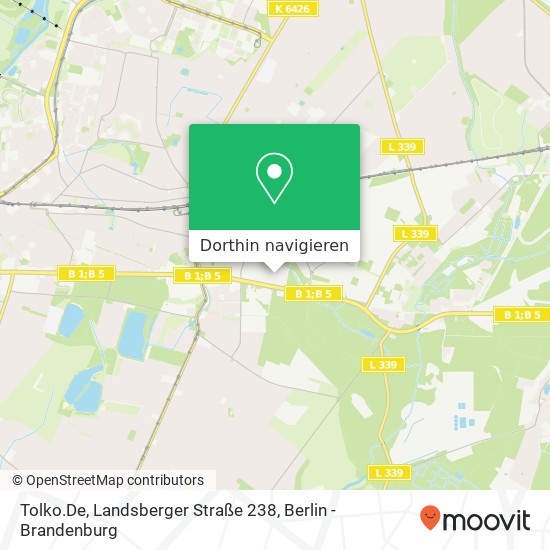 Tolko.De, Landsberger Straße 238 Karte