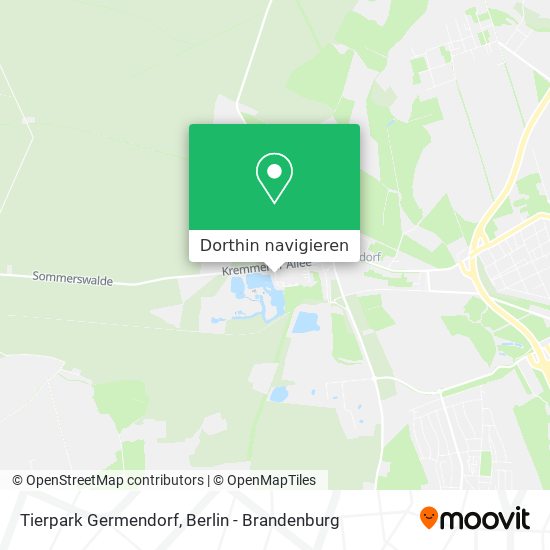 Tierpark Germendorf Karte