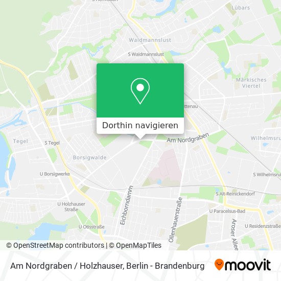 Am Nordgraben / Holzhauser Karte