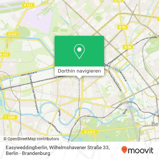 Easyweddingberlin, Wilhelmshavener Straße 33 Karte