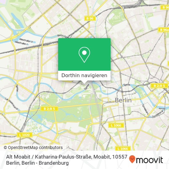 Alt Moabit / Katharina-Paulus-Straße, Moabit, 10557 Berlin Karte