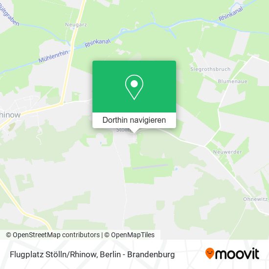 Flugplatz Stölln/Rhinow Karte