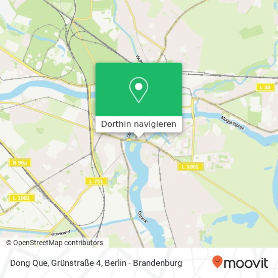 Dong Que, Grünstraße 4 Karte