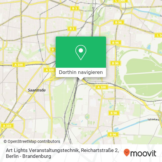 Art Lights Veranstaltungstechnik, Reichartstraße 2 Karte