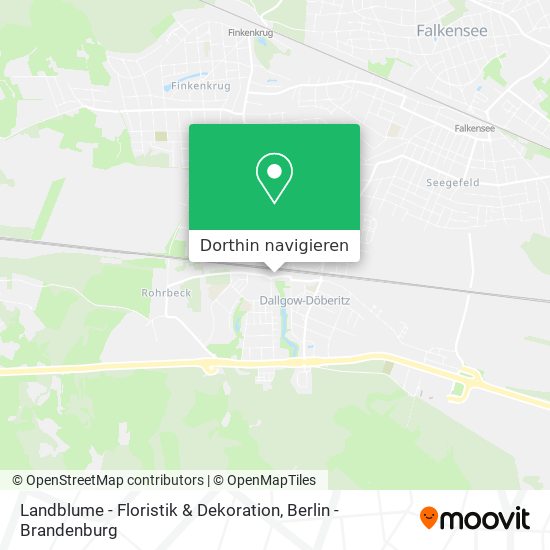 Landblume - Floristik & Dekoration Karte
