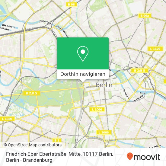 Friedrich-Eber Ebertstraße, Mitte, 10117 Berlin Karte