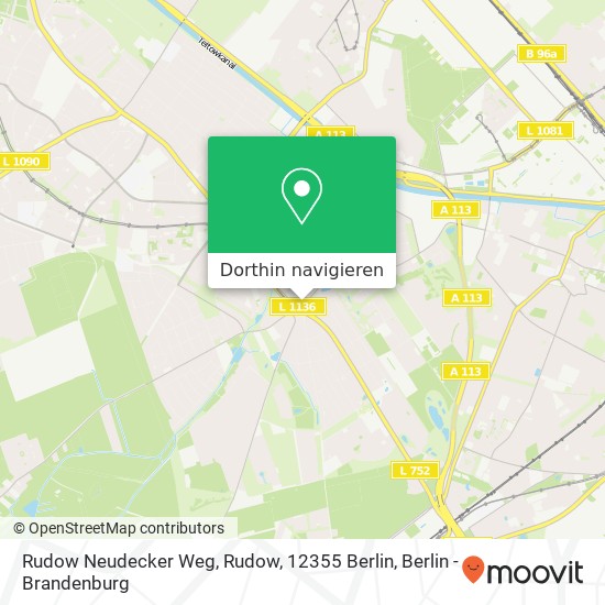 Rudow Neudecker Weg, Rudow, 12355 Berlin Karte