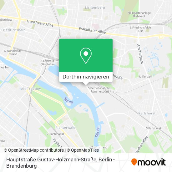 Hauptstraße Gustav-Holzmann-Straße Karte