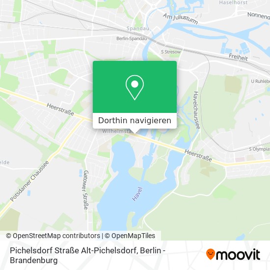 Pichelsdorf Straße Alt-Pichelsdorf Karte