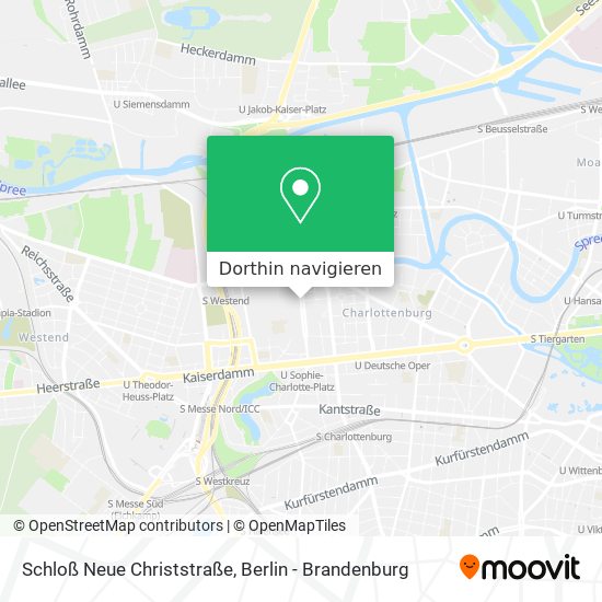 Schloß Neue Christstraße Karte