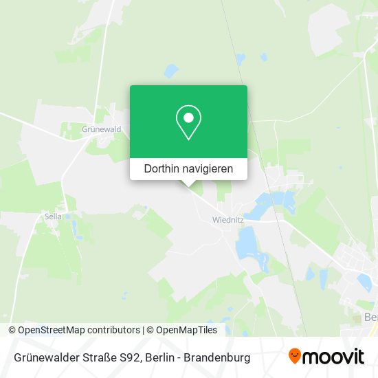 Grünewalder Straße S92, 02994 Bernsdorf Karte