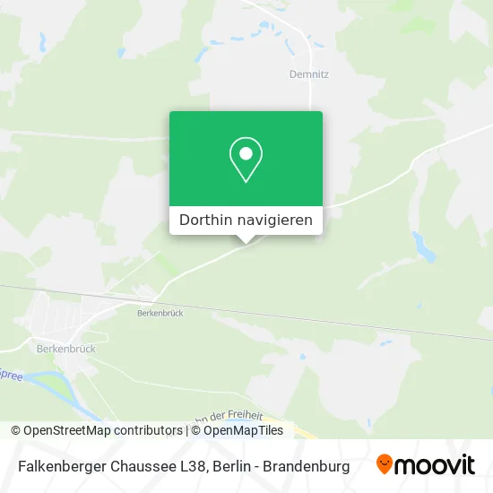 Falkenberger Chaussee L38 Karte