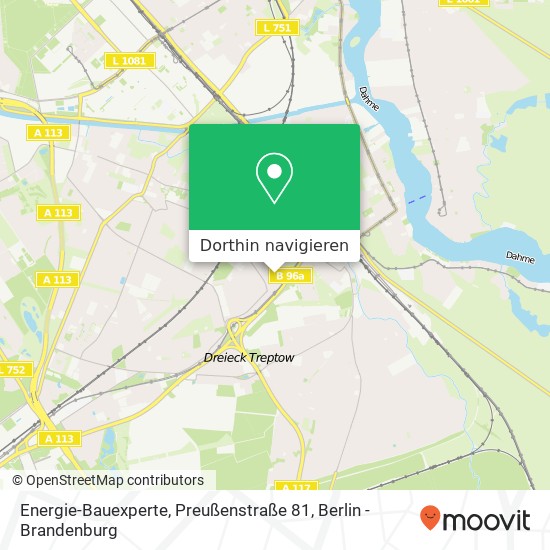 Energie-Bauexperte, Preußenstraße 81 Karte