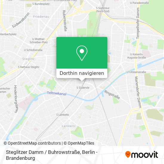 Steglitzer Damm / Buhrowstraße Karte