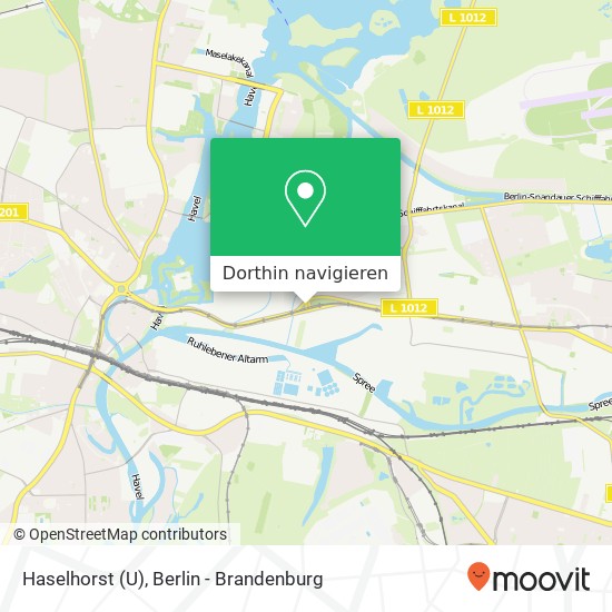 Haselhorst (U) Karte