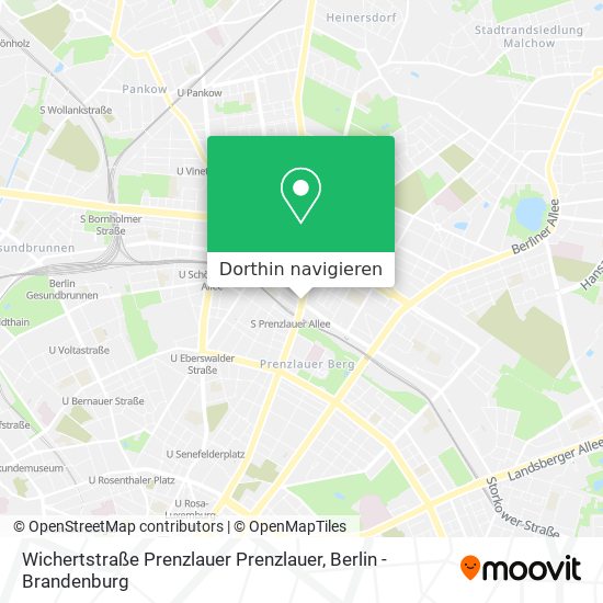 Wichertstraße Prenzlauer Prenzlauer Karte