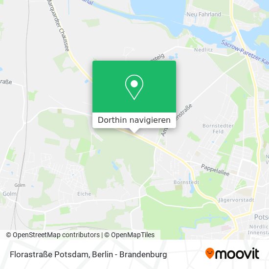 Florastraße Potsdam Karte
